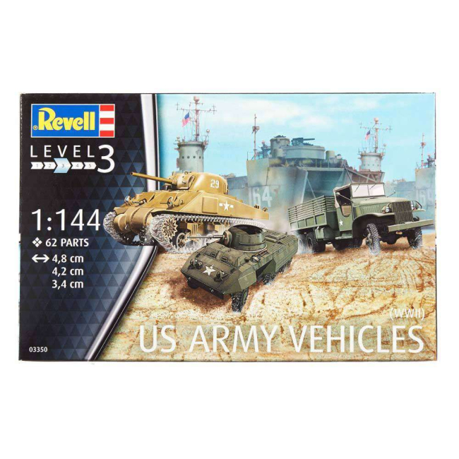 3D-пазли - Збірна модель Військова техніка США Revell 1: 144 (3350)