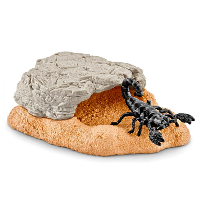 Фигурки животных - Игровая фигурка Скорпион в пещере Schleich (42325)