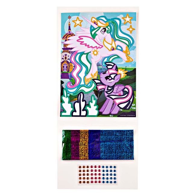 Наборы для творчества - Роспись фольгой Радуга My Little Pony (119703)