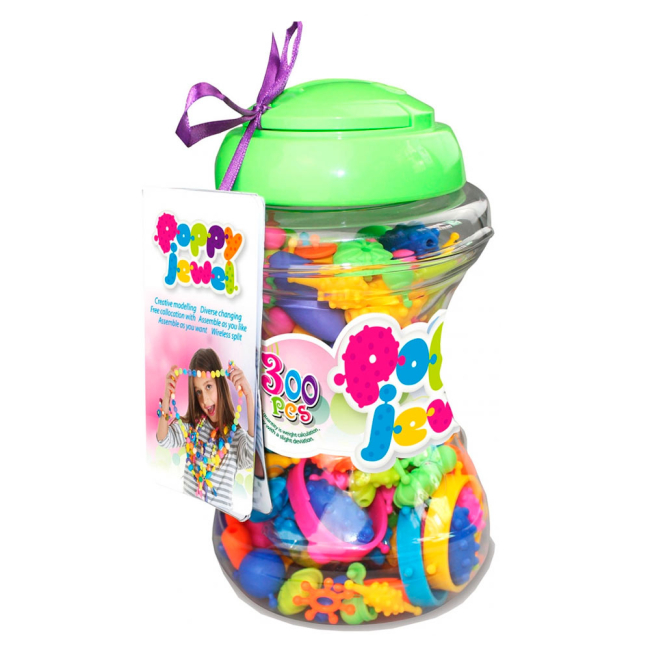 Набори для творчості - Іграшковий набір для виготовлення прикрас Dave Toy Poppy Jewel 300 деталей (72002)