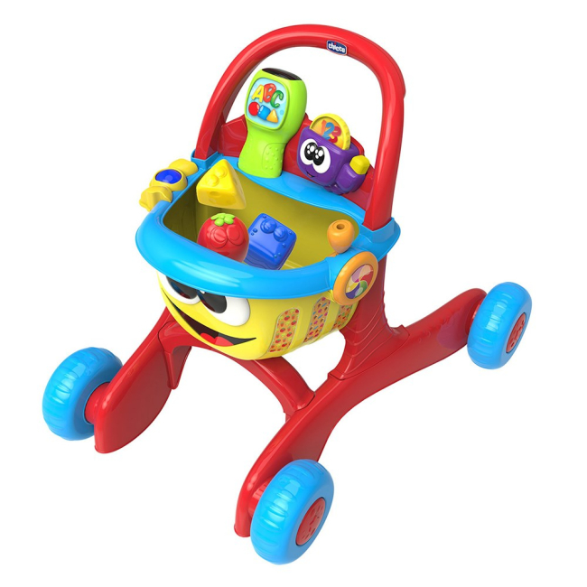 Манежі, ходунки - Іграшка для катання Chicco Happy Shopping First Steps (07655.00.18)