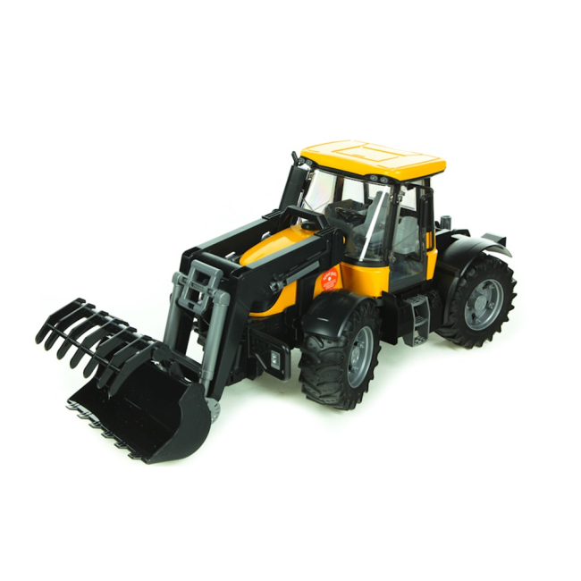 Транспорт і спецтехніка - Іграшка трактор з навантажувачем JCB Bruder 1: 16 (03031)