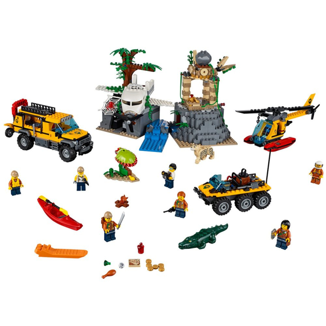 Конструкторы LEGO - Конструктор LEGO City Джунгли Исследовательская станция (60161)