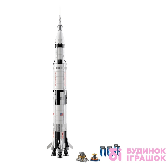 Конструктори LEGO - Конструктор Аполлон Сатурн 5 LEGO NASA набір з 1969 деталей (21309)