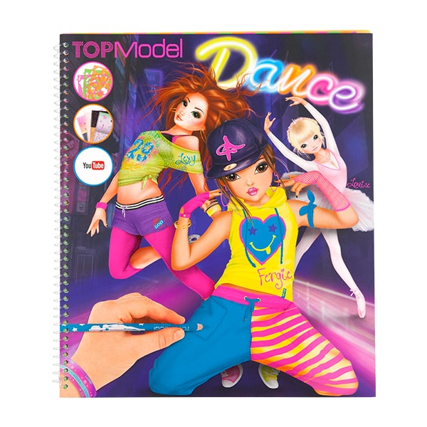 Товары для рисования - Книга детская для раскрашивания Танцы TOP Model (047937)