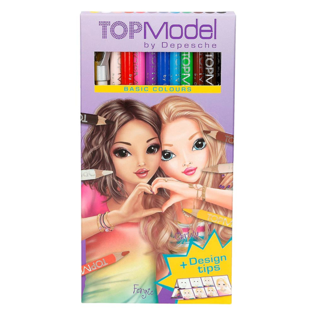 Канцтовари - Набір кольорових олівців TOP Model 12 шт (048067)