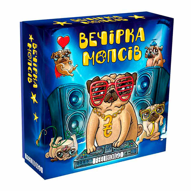 Настольные игры - Настольная игра Вечеринка мопсов Feelindigo (IM16001)