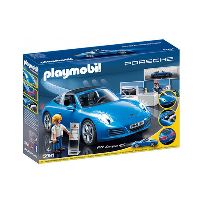 Конструкторы с уникальными деталями - Конструктор Playmobil автомобиль Porsche 911 Targa 4S  (5991)