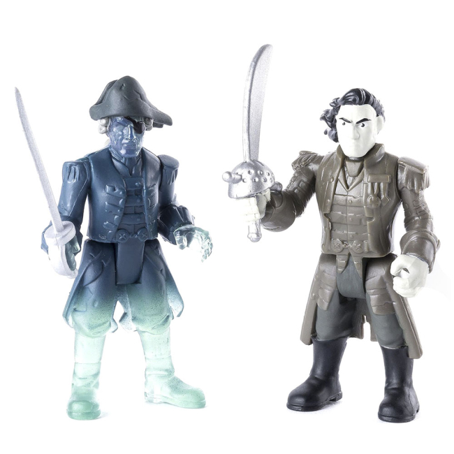 Фигурки персонажей - Игровой набор из двух коллекционных фигурок Пираты Карибского моря Spin Master Disney Салазар и Лесар 7.5 см (SM73101/SM73101-4)