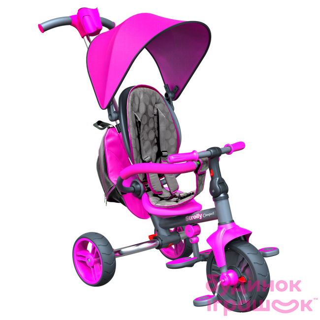 Велосипеди - Дитячий велосипед Y STROLLY Compact рожевий (100899)
