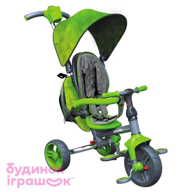 Велосипеди - Дитячий велосипед Compact Y STROLLY зелена мозаїка (100911)