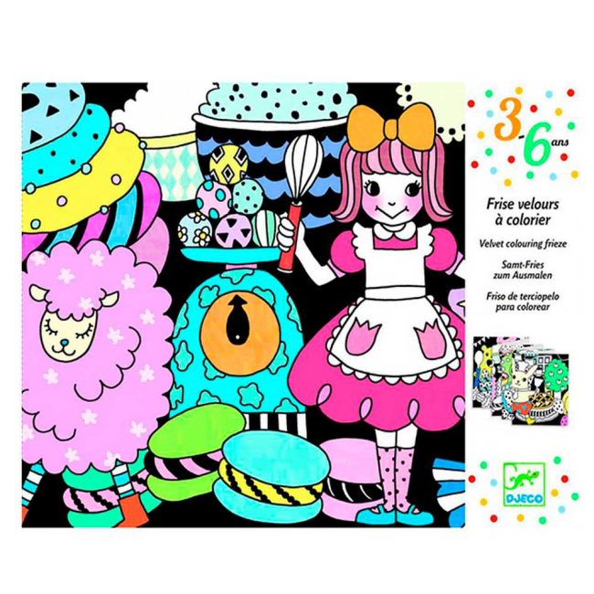 Товары для рисования - Художественный комплект для рисования Парад сладостей DJECO (DJ09625)