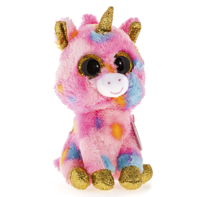 Мягкие животные - Мягкая игрушка TY Beanie Boo's Единорог Фантазия 15 см (36158)