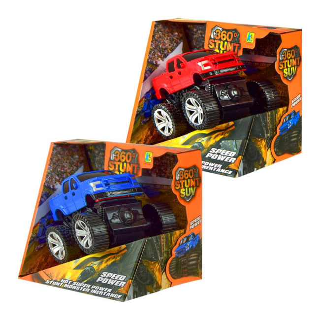 Автомоделі - Іграшкова машина інерційна KLX Джип синій і червоний (KLX500-30)