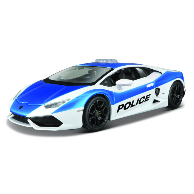 Автомоделі - Машинка іграшкова Lamborghini Huracan LP 610-4 Maisto біло-синя (32513 white / blue) (32513 white/blue)