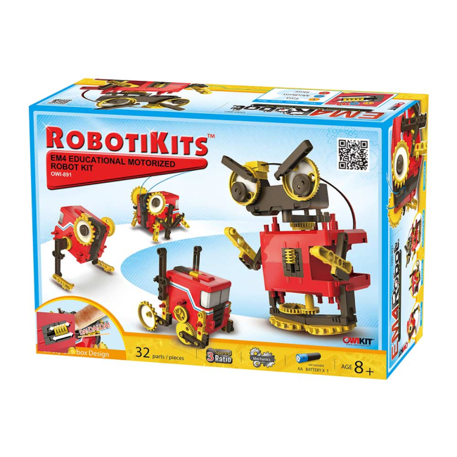 Конструкторы с уникальными деталями - Конструктор CIC Robotics Робот 4 в 1 (21-891)