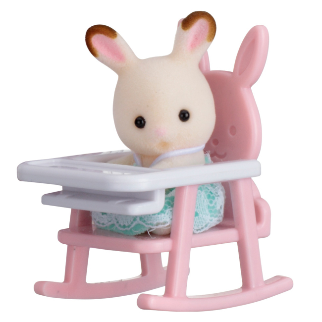 Фігурки тварин - Ігровий набір Кролик в дитячому стільці Sylvanian Families (5197)
