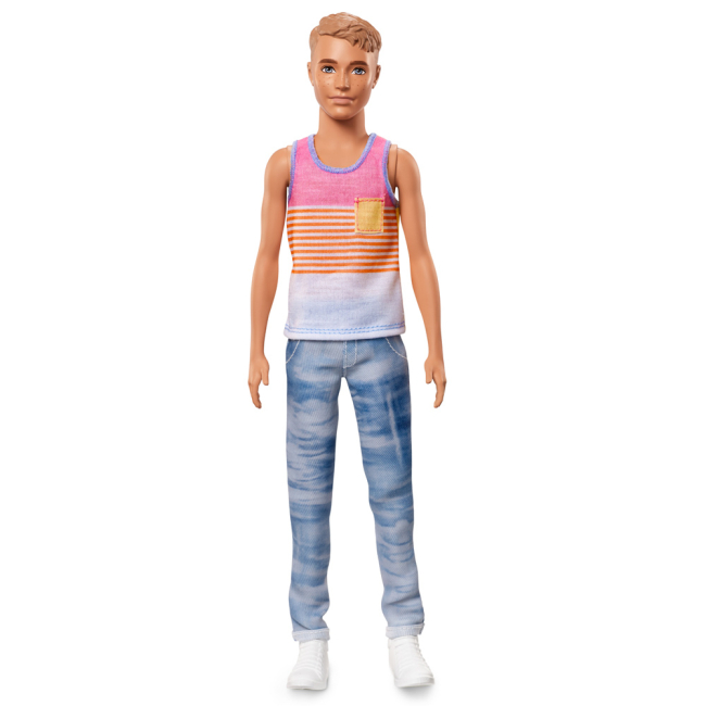 Ляльки - Кукла Кен Модник Hyped on Stripes Barbie джинсы и майка (DWK44/FNH43)