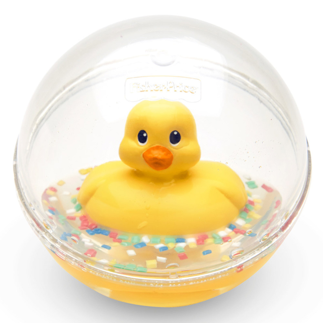 Игрушки для ванны - Развивающая игрушка Fisher-Price Утенок в шаре желтый (DVH21/75676)