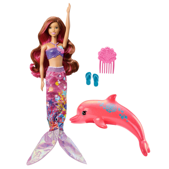 Куклы - Кукла Русалочка Barbie Волшебная трансформация (FBD64)