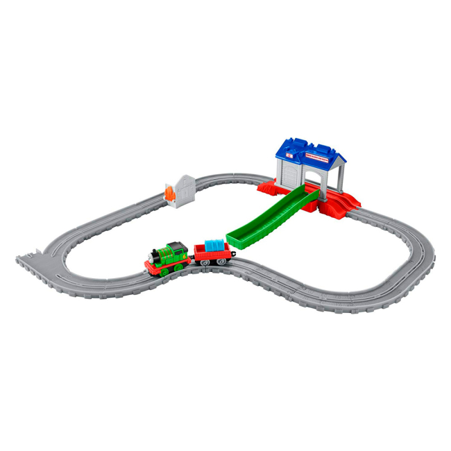 Железные дороги и поезда - Игровой набор Перси на спасательной станции Thomas and Friends (FBC57)