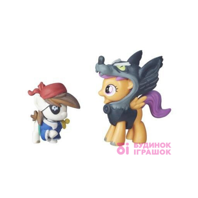 Фигурки персонажей - Игровой набор Пони коллекционная My Little Pony the Movie Поп Пинто Сквик и Скуталу (B3596/B7822)