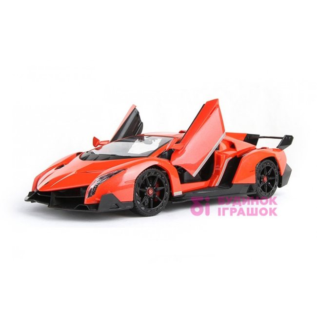 Радиоуправляемые модели - Машина на радиоуправлении Lamborghini Veneno MZ оранжевая (2087T/2087T-1)