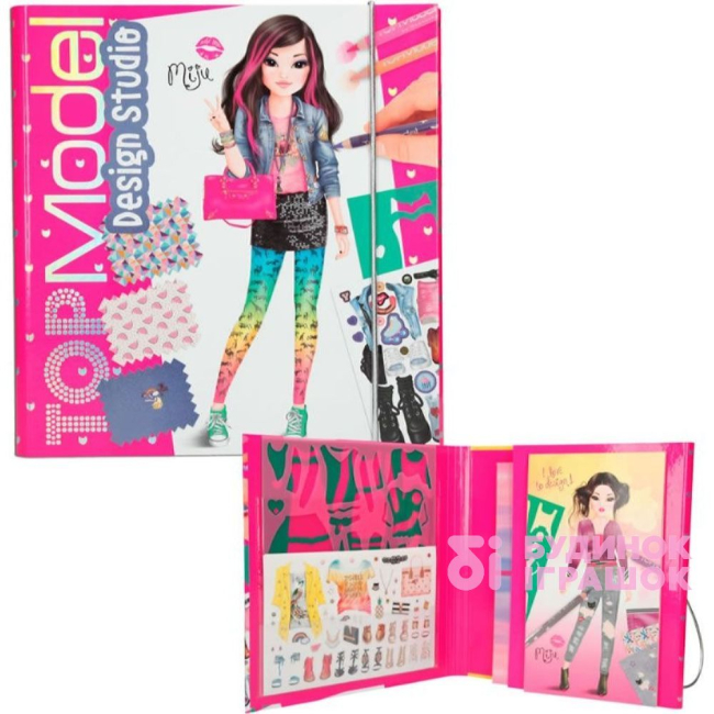 Товари для малювання - Дитяча альбом-папка для розфарбовування Студія дизайну TOP MODEL (048909)