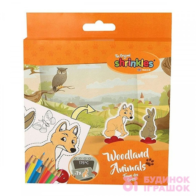 Наборы для творчества - Игровой набор мини Лесные Жители Shrinkles (WZ057)