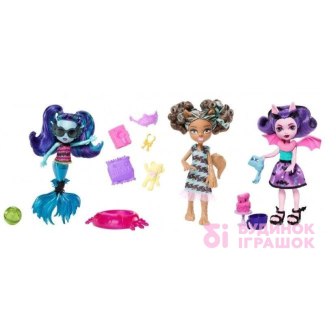 Ляльки - Лялька Монстро-сестричка Monster High Монстро-сімейка 3 види в асортименті (FCV65)