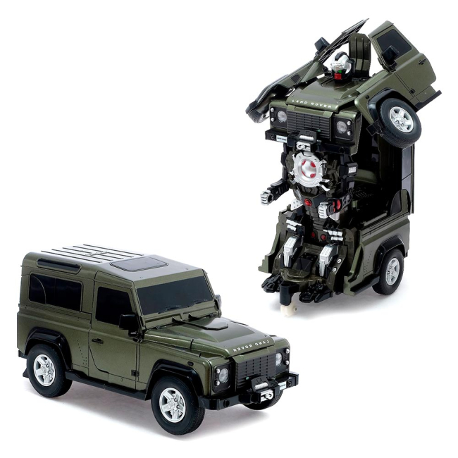 Трансформери - Машинка-трансформер MZ Land rover defender 1:14 зелений (2805P/2805P3)