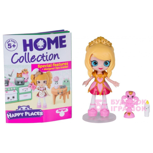 Ляльки - Лялька Happy Places S1 Тіара Спарклз 2 ексклюзивних петкінси (56411)