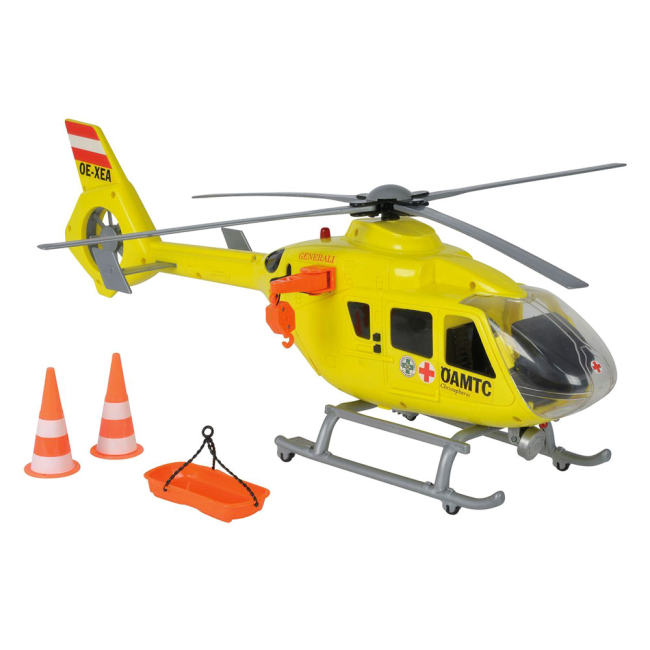 Транспорт и спецтехника - Функциональный вертолет Спасательная служба со звуком и светом Dickie Toys 64 см (3719004)