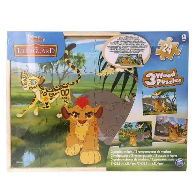 Пазли - Пазл дерев'яний 3 в 1 Левина варта Spin Master (SM98297/6036117)