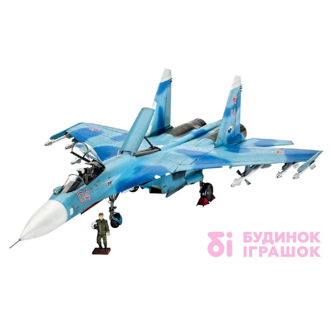 3D-пазлы - Сборная модель Самолет Sukhoi Su 27 SM1 72 Revell (64937)
