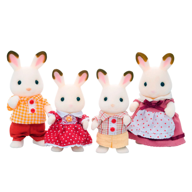 Уцінені іграшки - Уцінка! Ігровий набір Сім'я шоколадних Кроликів Sylvanian Families (4150)