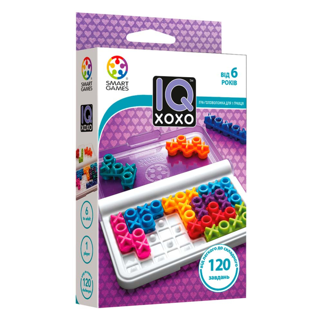 Настольные игры - Настольная игра IQ Xoxo Smart (SG 444 UKR)