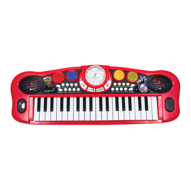 Музыкальные инструменты - Музыкальный инструмент Диско Электросинтезатор 37 клавиш 8 ритмов Simba 56 см (6834101)