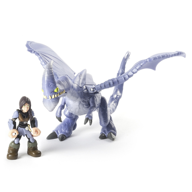 Фигурки животных - Игровая фигурка Как приручить Дракона Dragons Хедер и шипорезны (SM66594/SM66594-10)