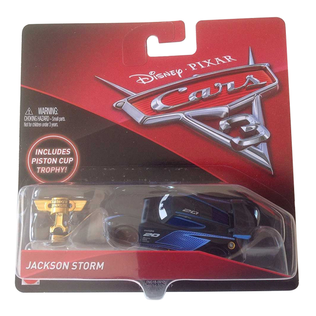 Транспорт и спецтехника - Машинка Cars 3 Jackson Storm с кубком (FNG16)