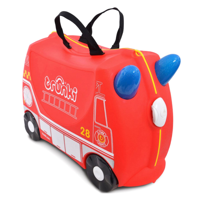 Детские чемоданы - Детский чемодан Trunki Frank firetruck (0254-GB01-UKV)