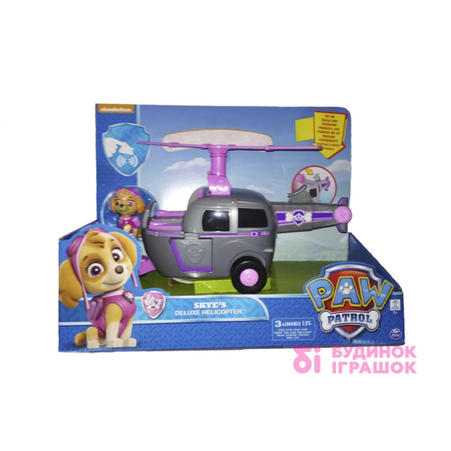 Фигурки персонажей - Автомобиль-трансформер Paw Patrol с водителем Скай (SM16704/SM16704-5)