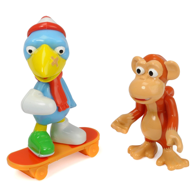 Фигурки животных - Набор фигурок Dickie Toys Ворона и обезьяна (3121005)