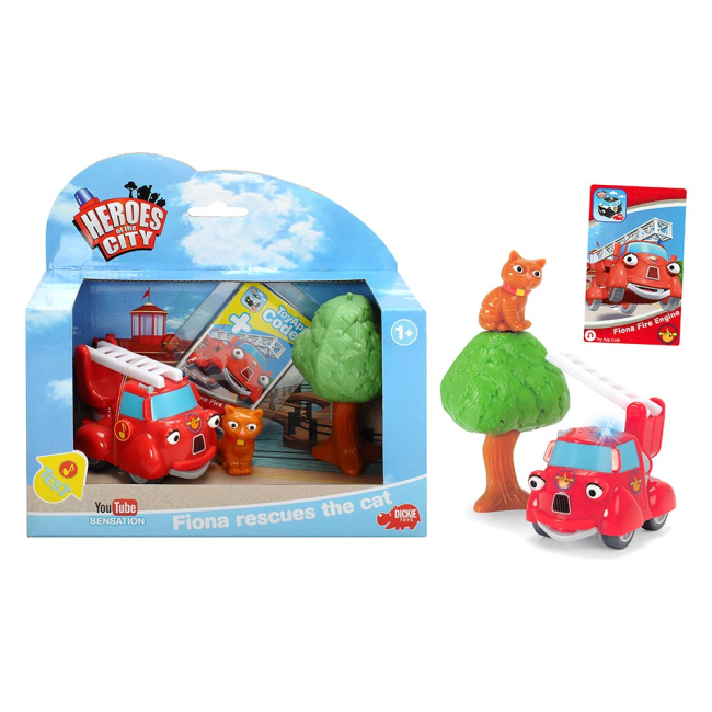 Машинки для малюків - Ігровий набір Dickie Toys Герої міста Фіона та Лулу (3123000)