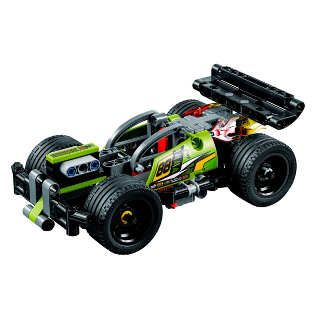 Конструкторы LEGO - Конструктор LEGO Technic Crash зеленый (42072)