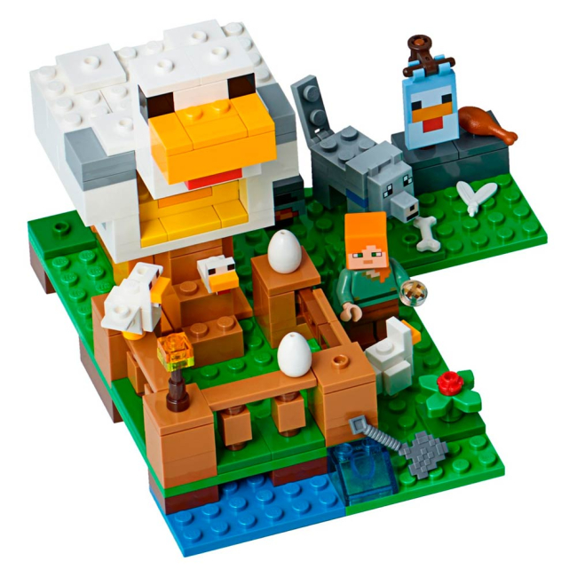 Конструктори LEGO - Конструктор LEGO Minecraft Курник (21140)