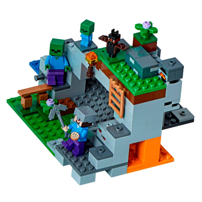 Конструктори LEGO - Конструктор LEGO Minecraft Печера зомбі (21141)