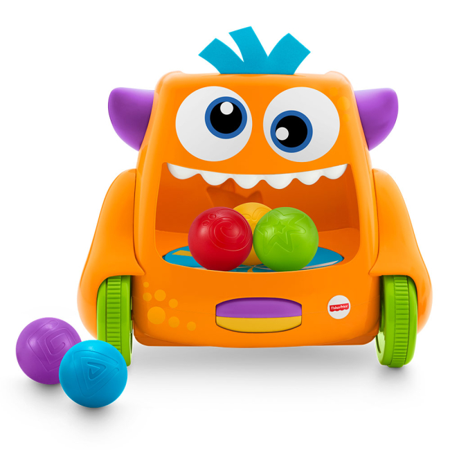 Розвивальні іграшки - Іграшка монстрик з кульками Fisher-Price (FLP37)
