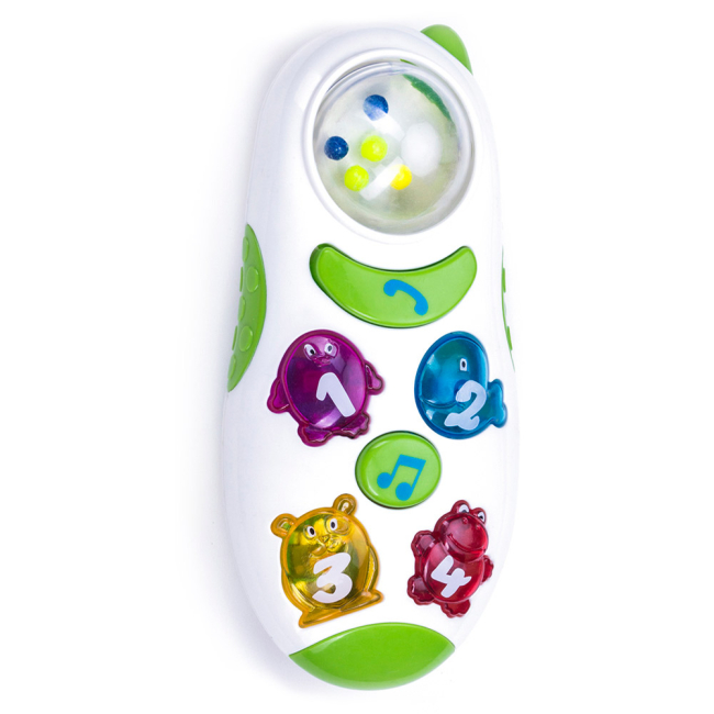 Розвивальні іграшки - Музична іграшка Bebelino Телефон з брязкальцем зі світловим ефектом (58031)