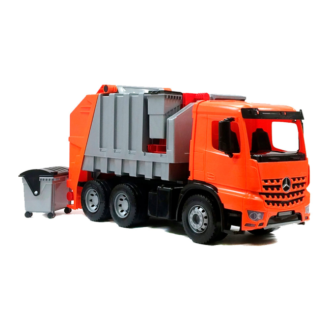 Транспорт и спецтехника - Машинка LENA мусоровоз Mercedes Arocs PG (2165)